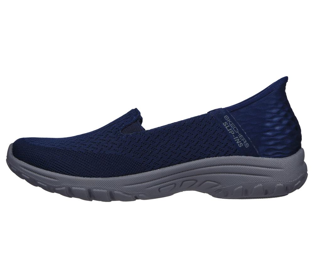 Women Skechers Slip-ins RF: Reggae Fest 2.0 - Guiding Hands Free Slip Ins Navy  USA |  9508-ZLGQU