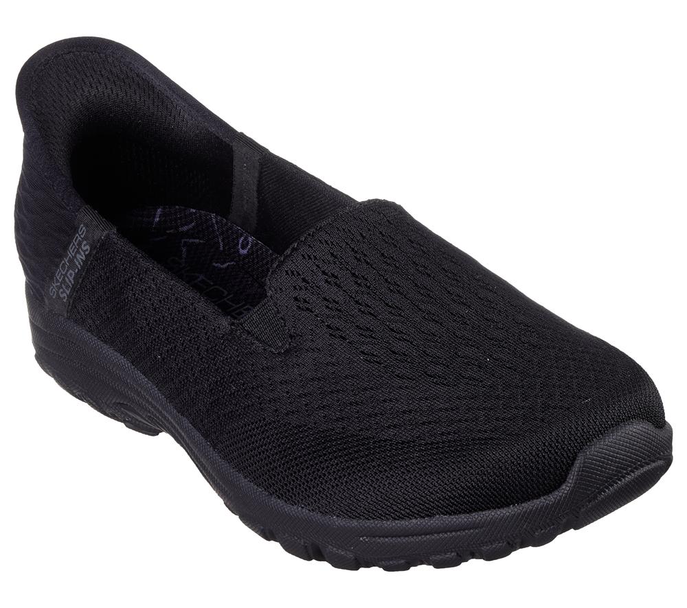 Women Skechers Slip-ins RF: Reggae Fest 2.0 - Guiding Slip On Shoes Black  USA |  5207-ZNETH
