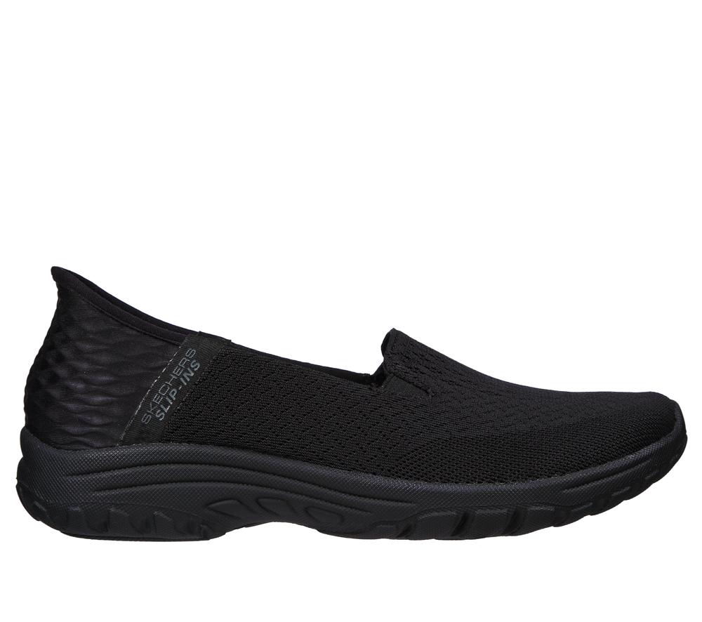Women Skechers Slip-ins RF: Reggae Fest 2.0 - Guiding Slip On Shoes Black  USA |  5207-ZNETH
