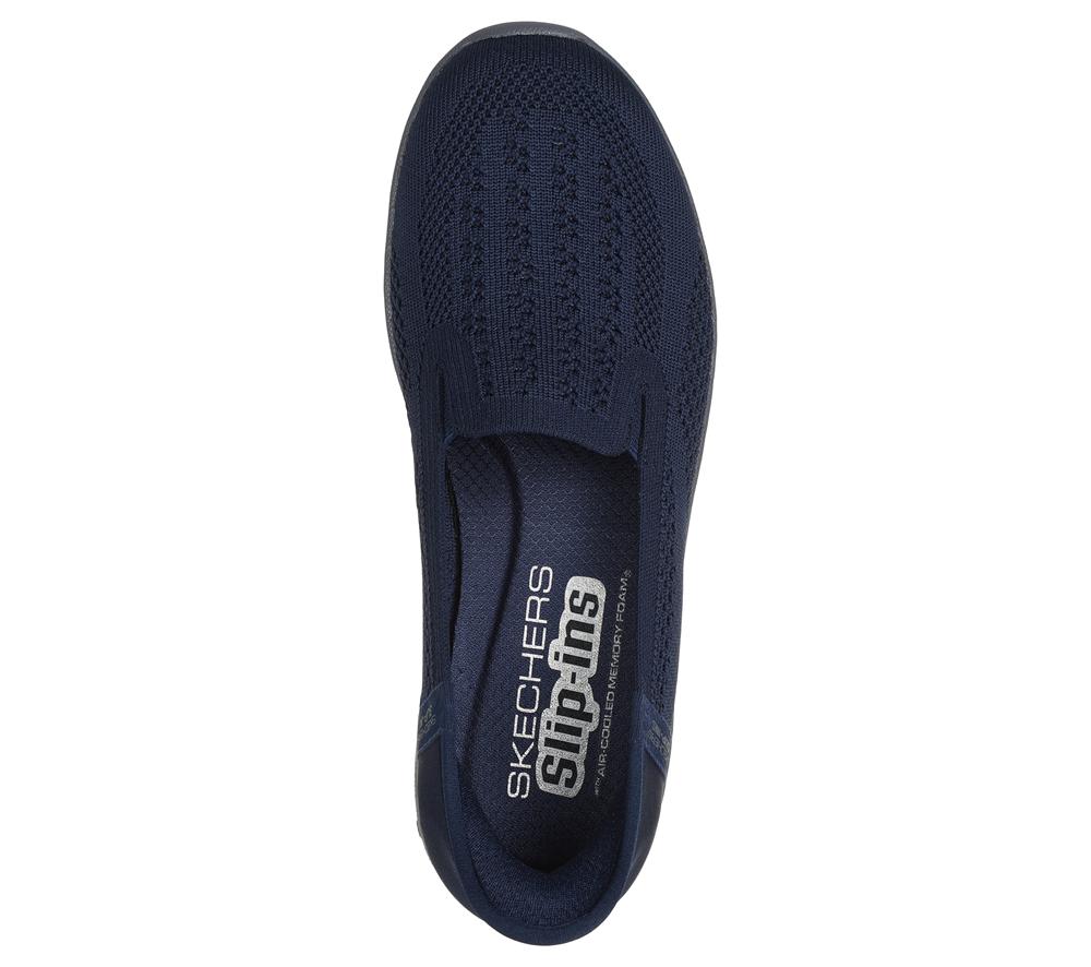 Women Skechers Slip-ins: Reggae 2.0 - Sunny Sky Hands Free Slip Ins Navy  USA |  2489-MIHOU