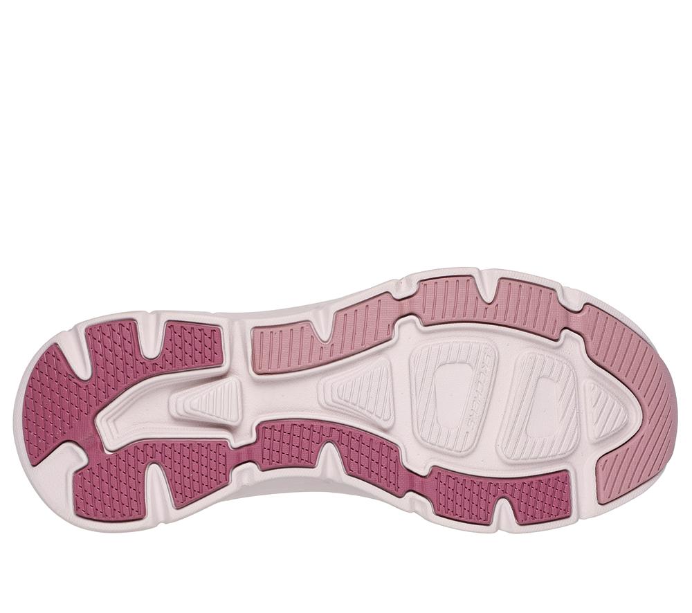 Women Skechers Slip-ins Relaxed Fit: D'Lux Walker 2.0 - Thrill Movement Sneakers Dark Mauve Purple  USA |  9426-RWEAG
