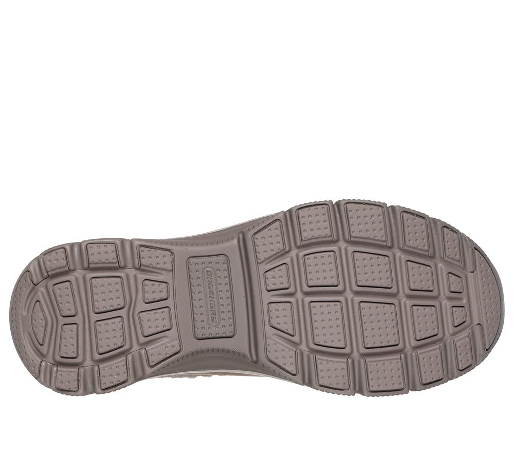 Women Skechers Slip-ins Relaxed Fit: Easy Going - Cozy Weather 2 Boots Taupe Brown  USA |  6832-OQJAG