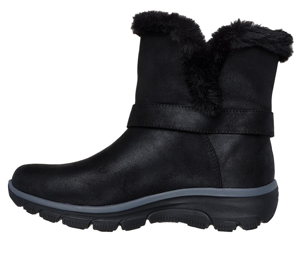 Women Skechers Slip-ins Relaxed Fit: Easy Going - Dreamers Move Boots Black  USA |  3720-UZRLE