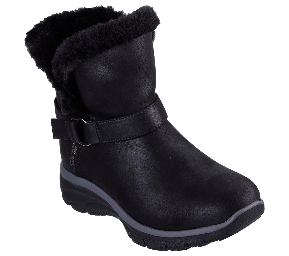 Women Skechers Slip-ins Relaxed Fit: Easy Going - Dreamers Move Boots Black  USA |  3720-UZRLE