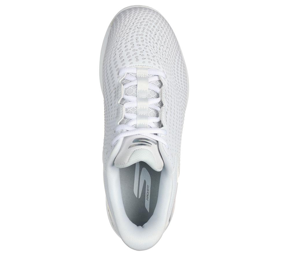 Women Skechers Slip-ins Relaxed Fit: Viper Court Reload Hands Free Slip Ins White  USA |  3657-DPRBF