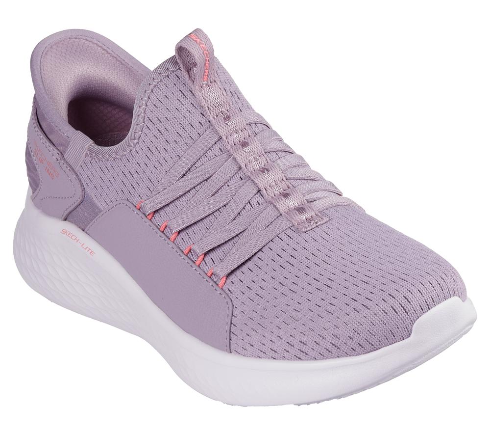 Women Skechers Slip-ins: Skech-Lite Pro - Cruiser Slip On Shoes Lavender / Pink  USA |  8967-AZKNF