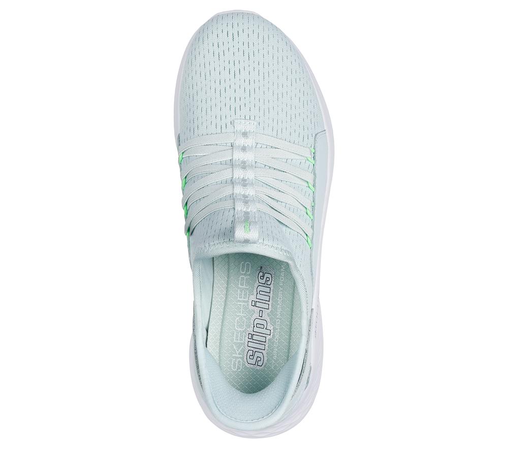 Women Skechers Slip-ins: Skech-Lite Pro - Cruiser Hands Free Slip Ins Sage Turquoise  USA |  3802-BQNOV