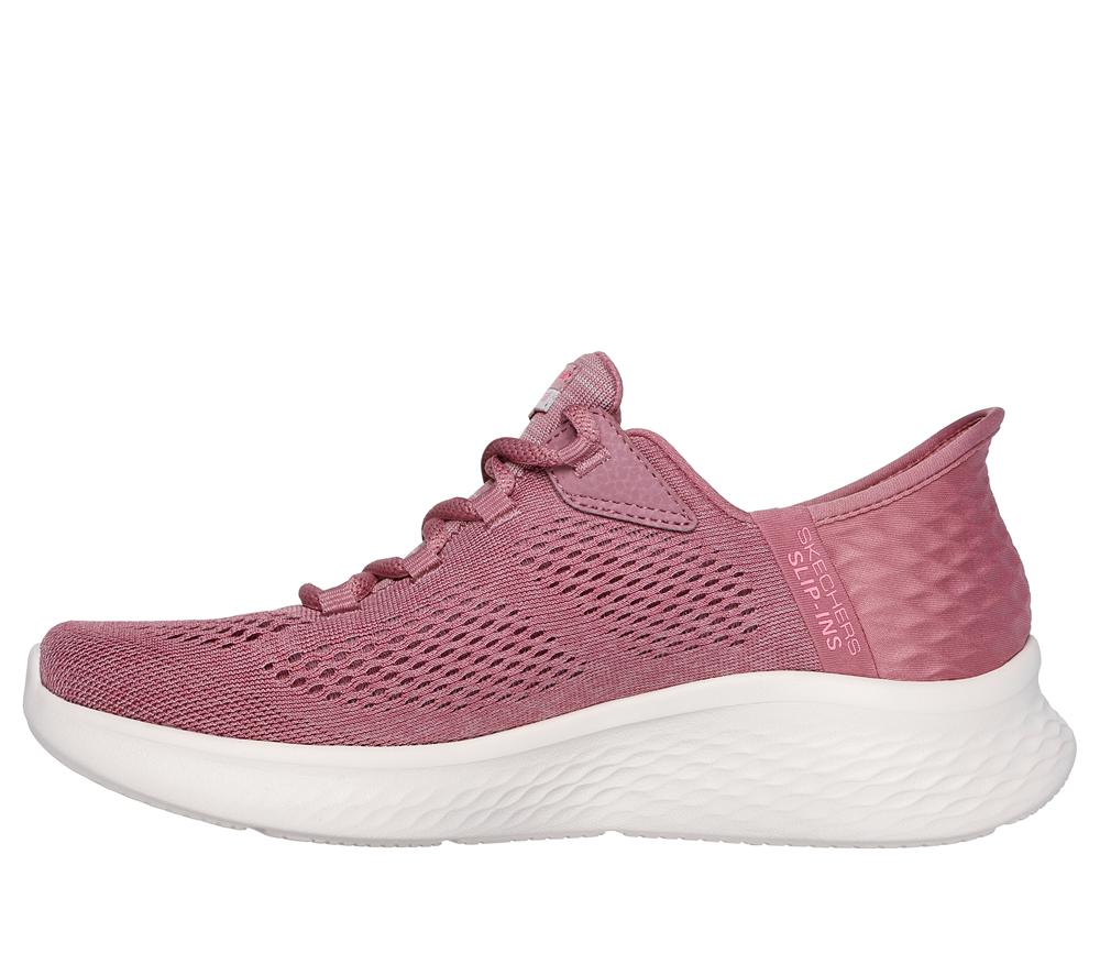 Women Skechers Slip-ins: Skech-Lite Pro - Natural Hands Free Slip Ins Dark Mauve Purple  USA |  9185-MXVGI