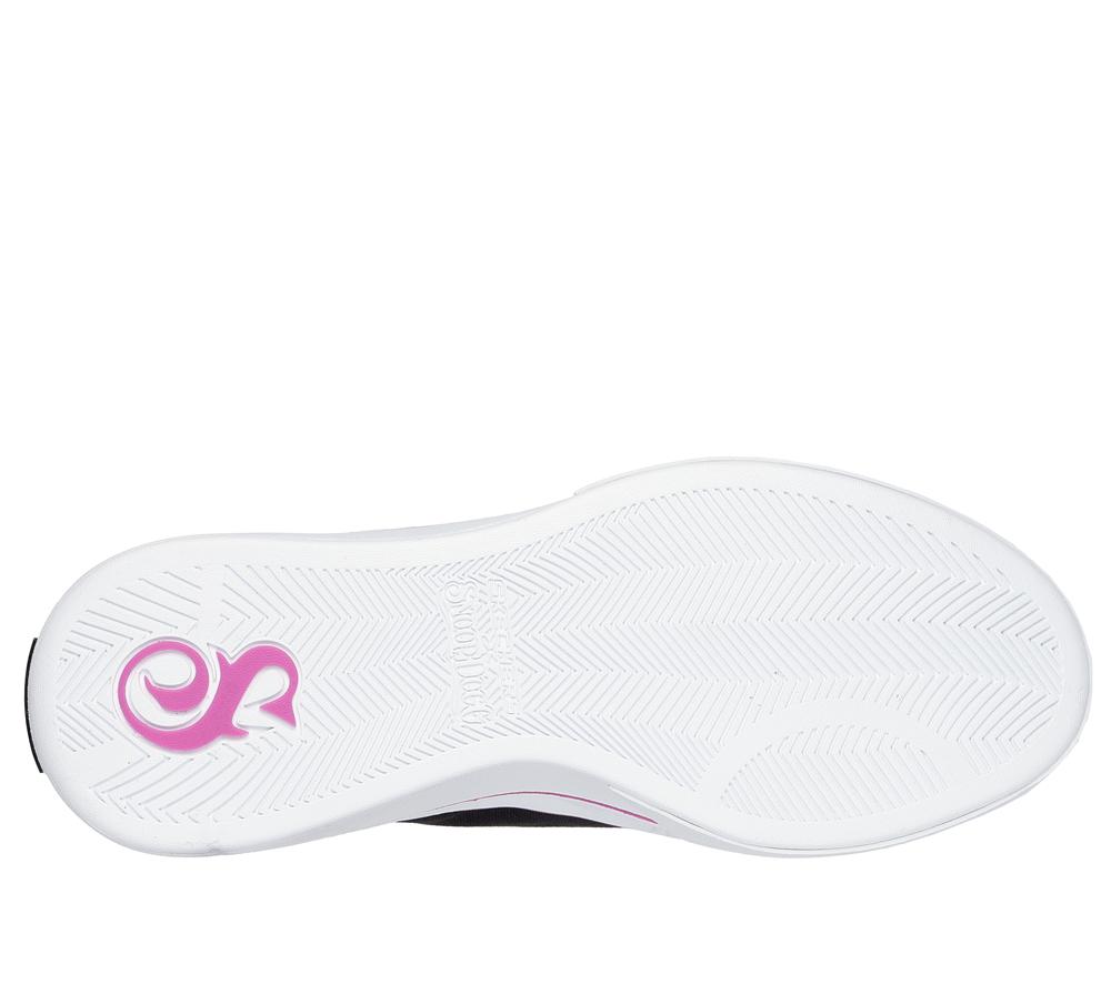 Women Skechers Slip-ins: Snoop One - Boss Life Canvas Sneakers Black / Purple  USA |  3260-RYMTC