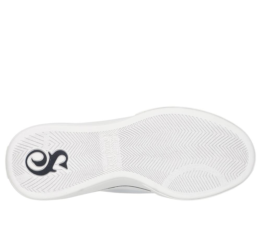 Women Skechers Slip-ins: Snoop One - Rhine-Stoned Toe Hands Free Slip Ins White  USA |  8542-UVRMA