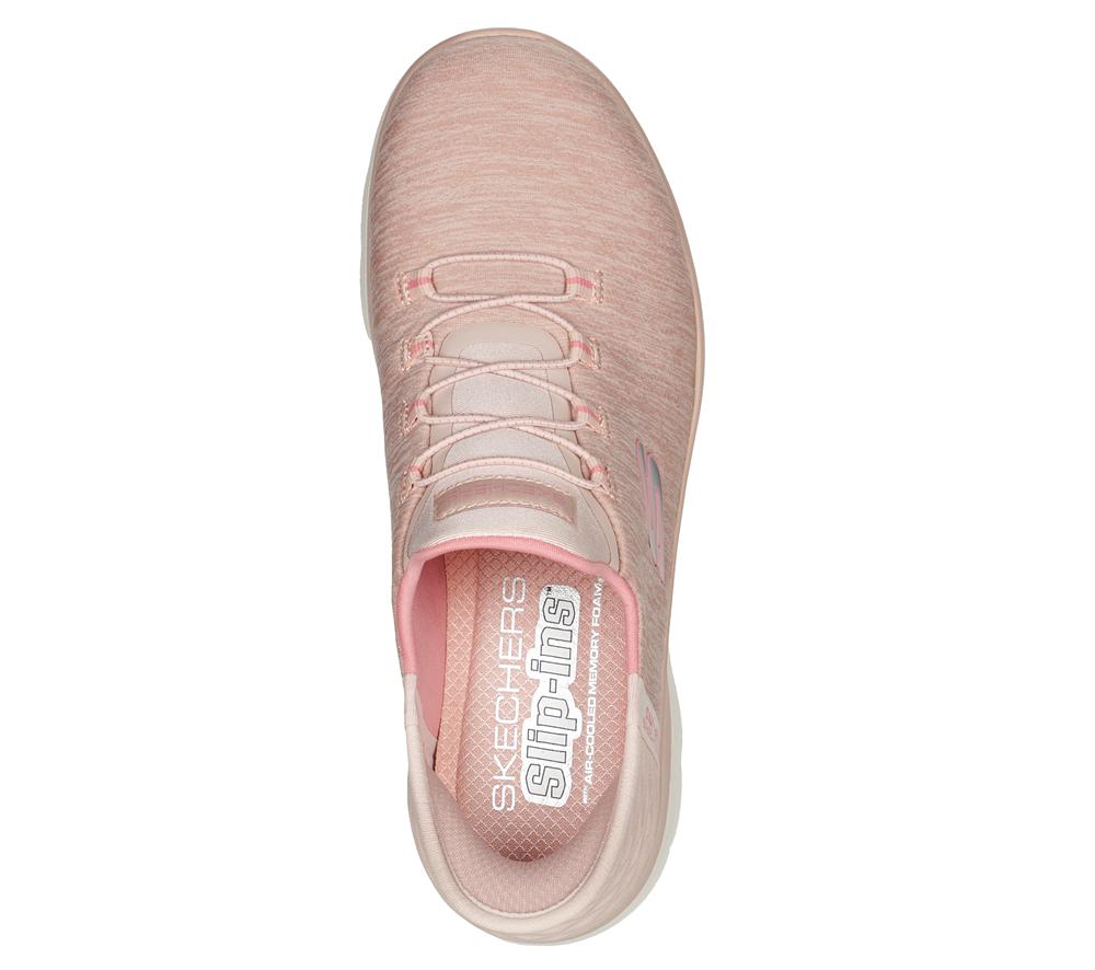 Women Skechers Slip-ins: Summits - Dazzling Haze Hands Free Slip Ins Rose  USA |  0635-QCXLV