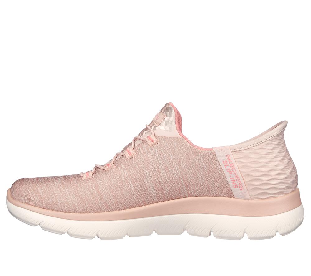 Women Skechers Slip-ins: Summits - Dazzling Haze Hands Free Slip Ins Rose  USA |  0635-QCXLV