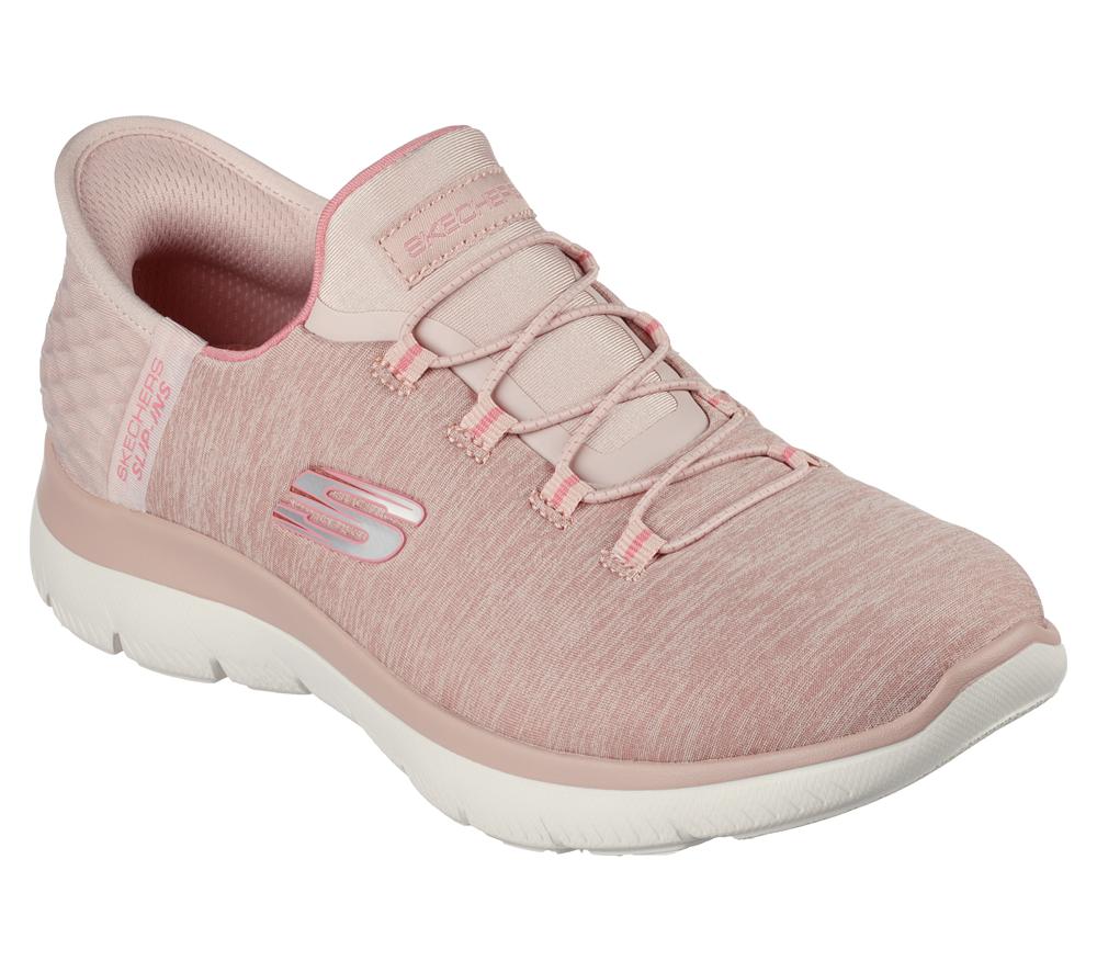 Women Skechers Slip-ins: Summits - Dazzling Haze Hands Free Slip Ins Rose  USA |  0635-QCXLV