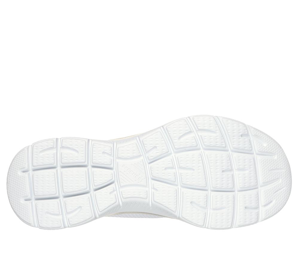 Women Skechers Slip-ins: Summits - Diamond Dream Hands Free Slip Ins White / Silver  USA |  8341-XRLQA