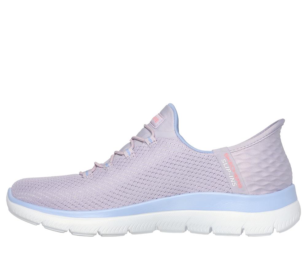 Women Skechers Slip-ins: Summits - Diamond Dream Sneakers Lavender Purple  USA |  8147-SICRT
