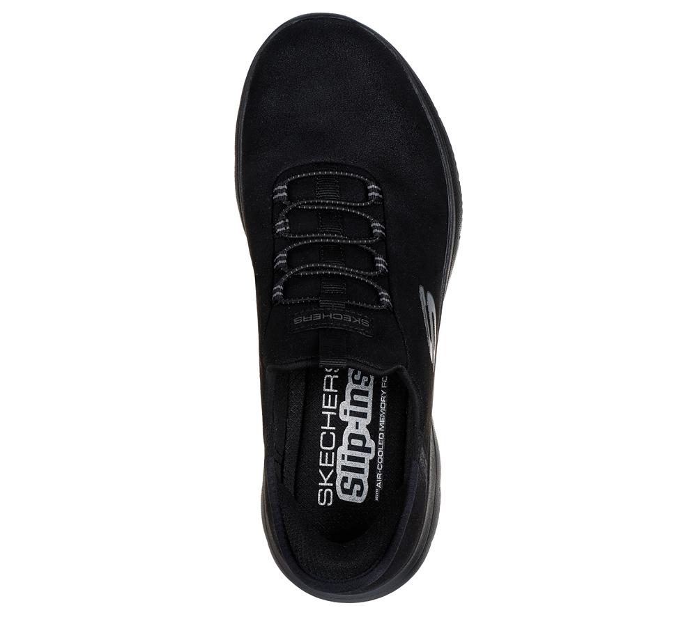 Women Skechers Slip-ins: Summits - Unknown Trail Hands Free Slip Ins Black  USA |  6254-IACNT
