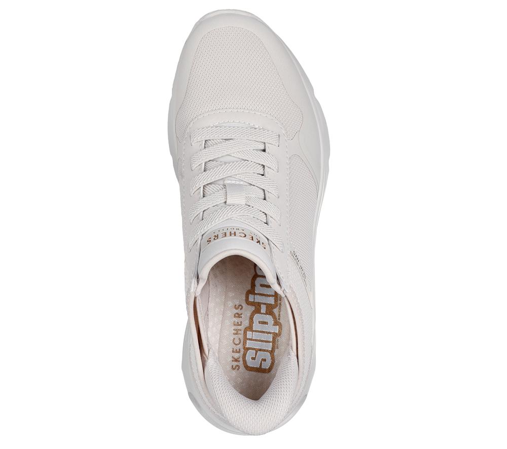 Women Skechers Slip-ins: Tres-Air Uno - Easy Steppers Wedges Off White  USA |  2783-QIALW