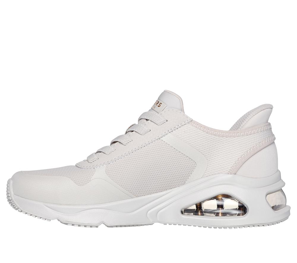 Women Skechers Slip-ins: Tres-Air Uno - Easy Steppers Wedges Off White  USA |  2783-QIALW