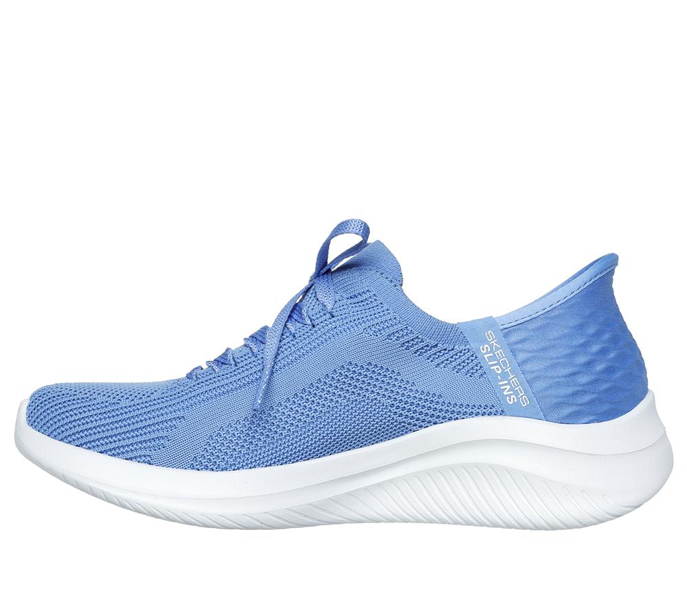 Women Skechers Slip-ins: Ultra Flex 3.0 - Brilliant Slip On Shoes Periwinkle Blue  USA |  8439-PNFKA