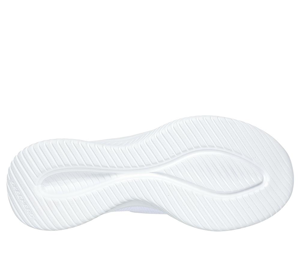 Women Skechers Slip-ins: Ultra Flex 3.0 - Brilliant Hands Free Slip Ins White  USA |  5718-PBGFO