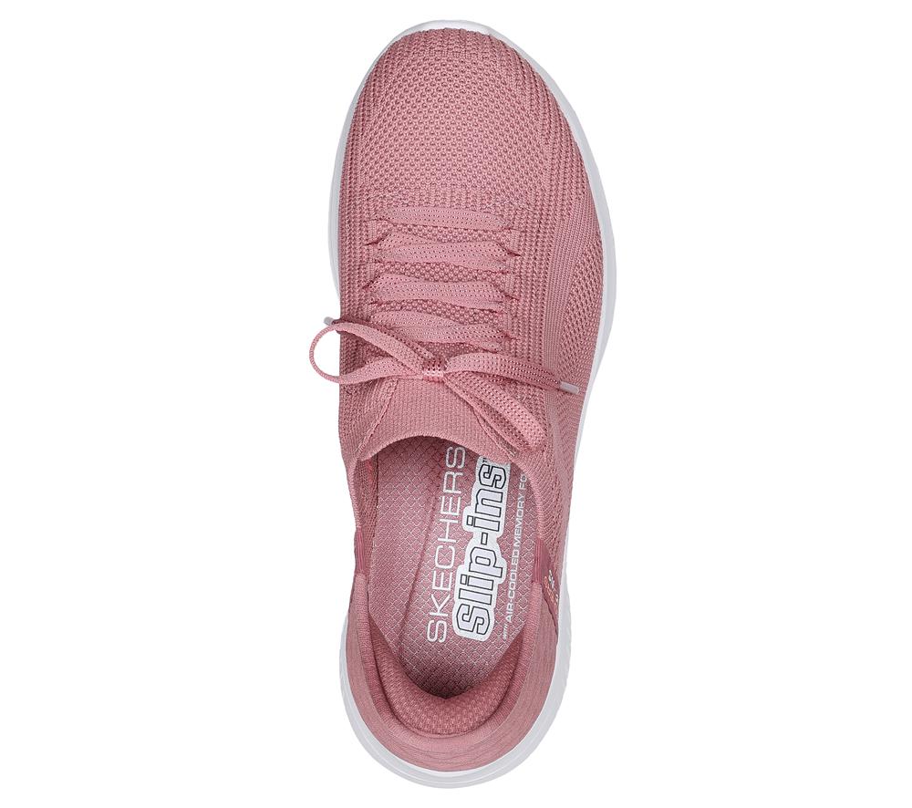 Women Skechers Slip-ins: Ultra Flex 3.0 - Brilliant Hands Free Slip Ins Mauve Purple  USA |  9427-HNUTS