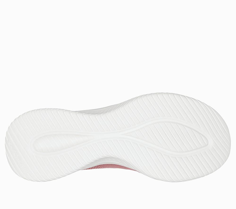 Women Skechers Slip-ins: Ultra Flex 3.0 - Brilliant Hands Free Slip Ins Mauve Purple  USA |  9427-HNUTS