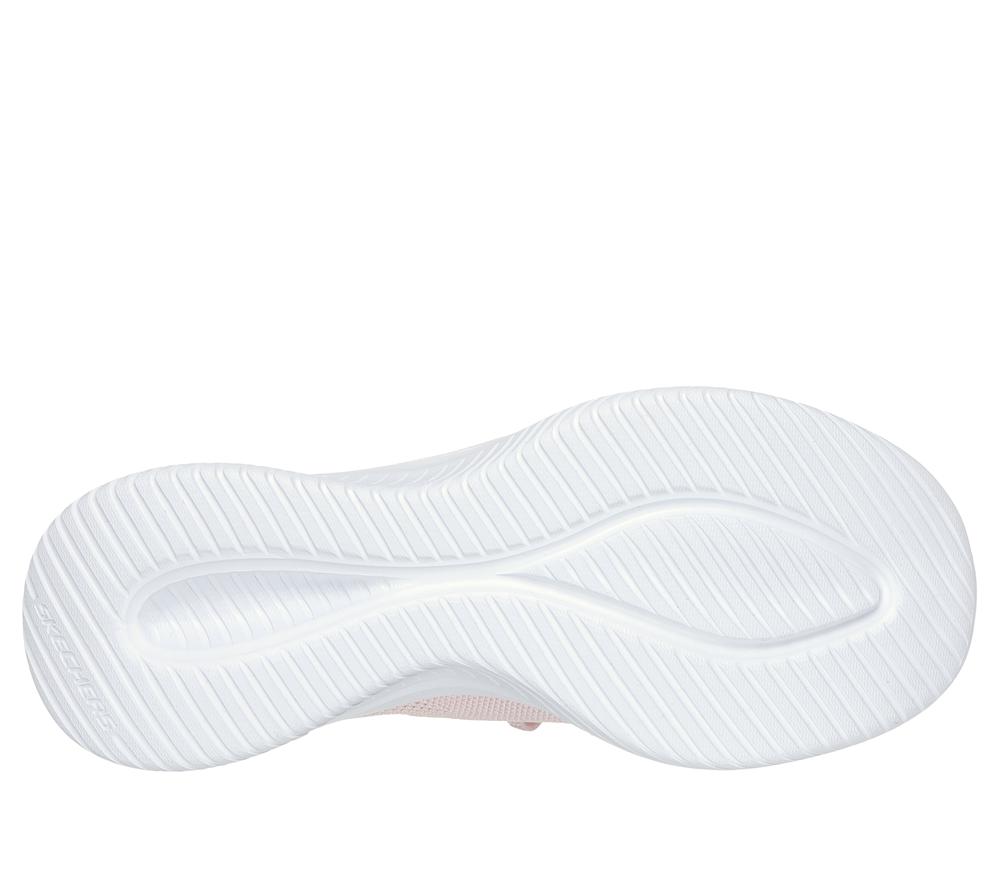 Women Skechers Slip-ins: Ultra Flex 3.0 - Brilliant Hands Free Slip Ins Light Pink  USA |  1493-OHPQE