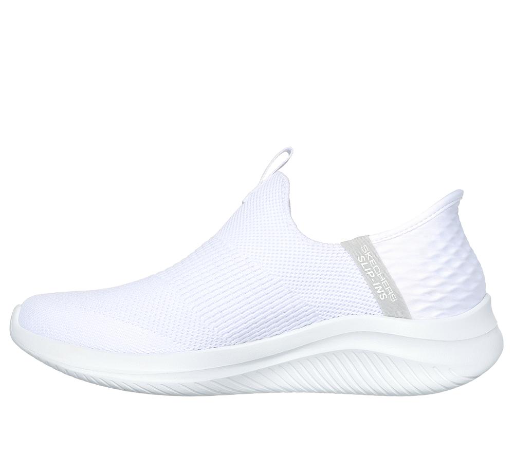 Women Skechers Slip-ins: Ultra Flex 3.0 - Cozy Streak Slip On Shoes White  USA |  3594-FPLVI