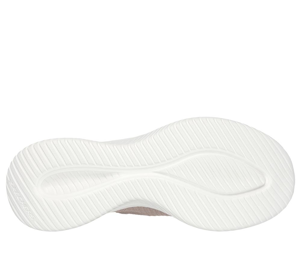 Women Skechers Slip-ins: Ultra Flex 3.0 - Cozy Streak Hands Free Slip Ins Taupe Brown  USA |  3712-CGDYX