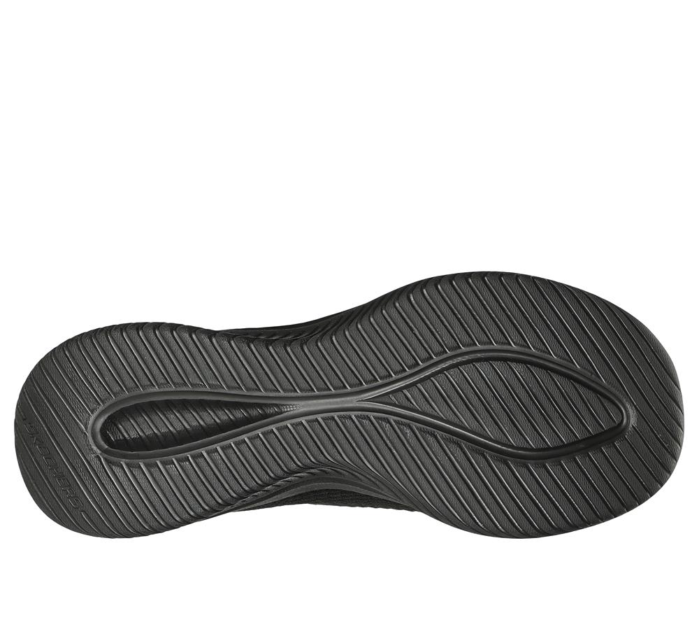 Women Skechers Slip-ins: Ultra Flex 3.0 - Cozy Streak Hands Free Slip Ins Black  USA |  8572-ZDNLQ