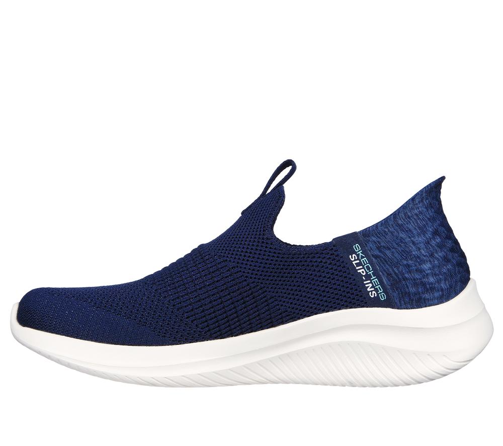 Women Skechers Slip-ins: Ultra Flex 3.0 - Smooth Step Hands Free Slip Ins Navy  USA |  2749-QZITO