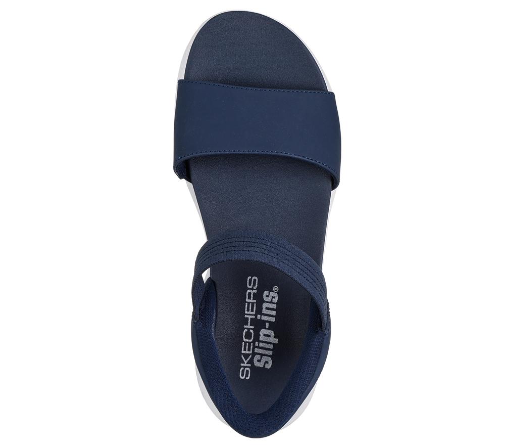 Women Skechers Slip-ins: Ultra Flex 3.0 - Summerville Hands Free Slip Ins Navy  USA |  6275-BAECZ