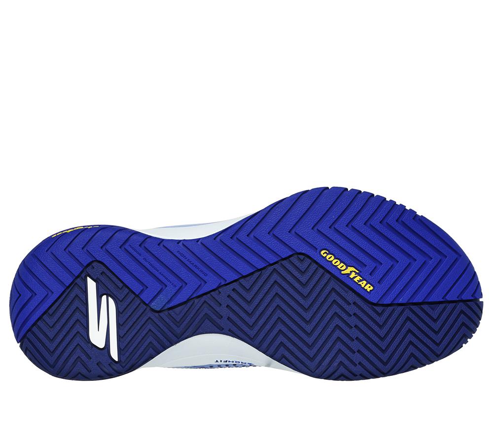 Women Skechers Slip-ins: Viper Court Elite Slip On Shoes Light Blue  USA |  3452-REGAQ