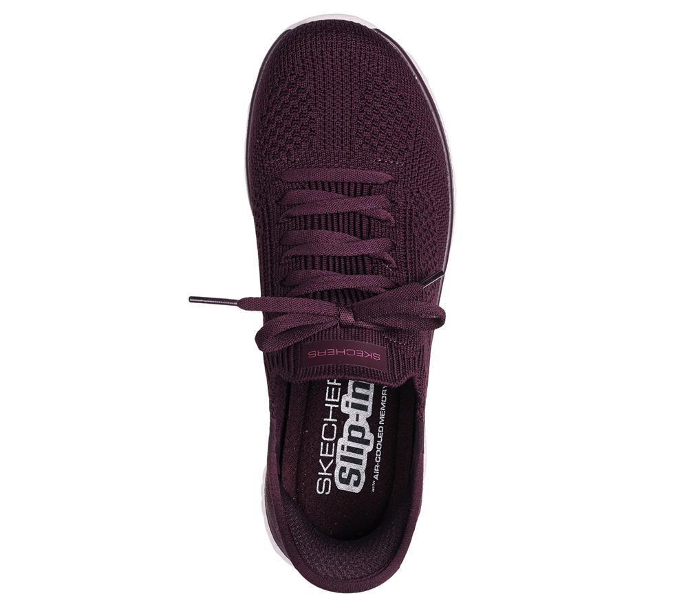 Women Skechers Slip-ins: Virtue - Divinity Hands Free Slip Ins Plum Purple  USA |  5680-RSYXI