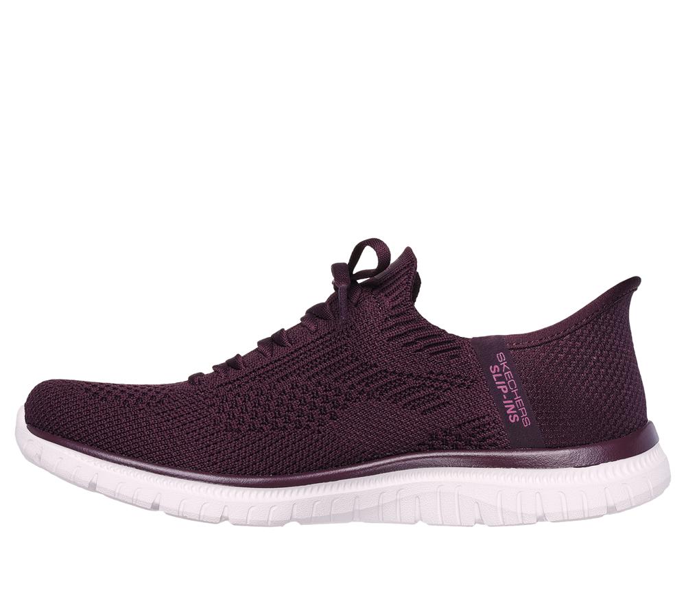 Women Skechers Slip-ins: Virtue - Divinity Hands Free Slip Ins Plum Purple  USA |  5680-RSYXI