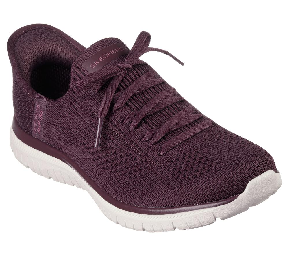 Women Skechers Slip-ins: Virtue - Divinity Hands Free Slip Ins Plum Purple  USA |  5680-RSYXI