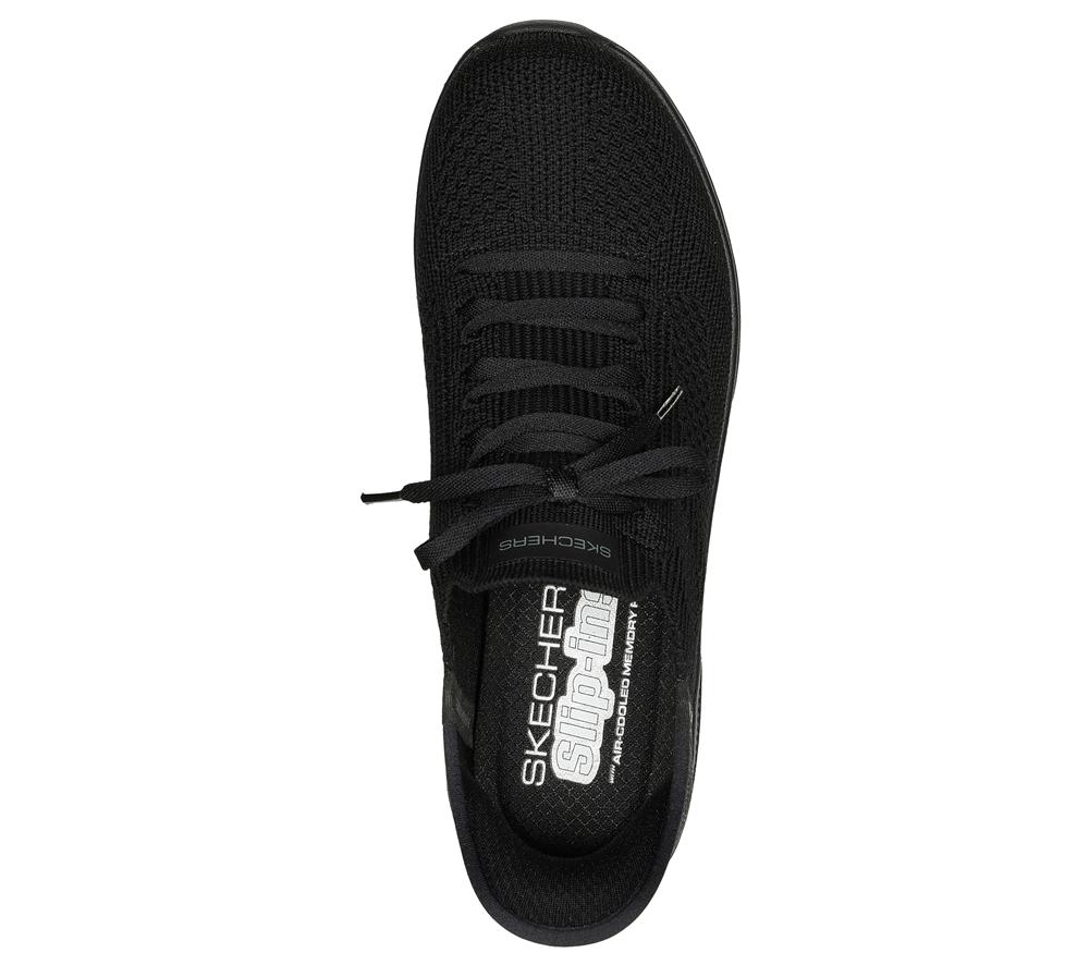 Women Skechers Slip-ins: Virtue - Divinity Hands Free Slip Ins Black  USA |  1893-PXYWD