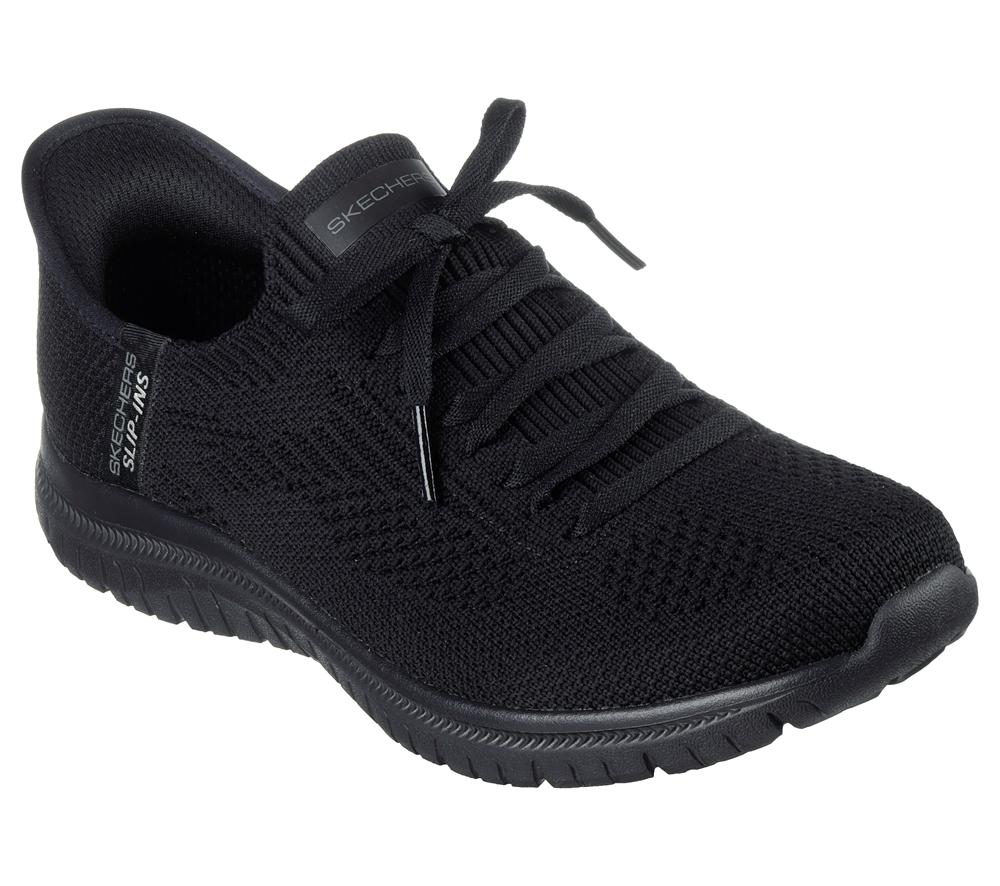 Women Skechers Slip-ins: Virtue - Divinity Hands Free Slip Ins Black  USA |  1893-PXYWD