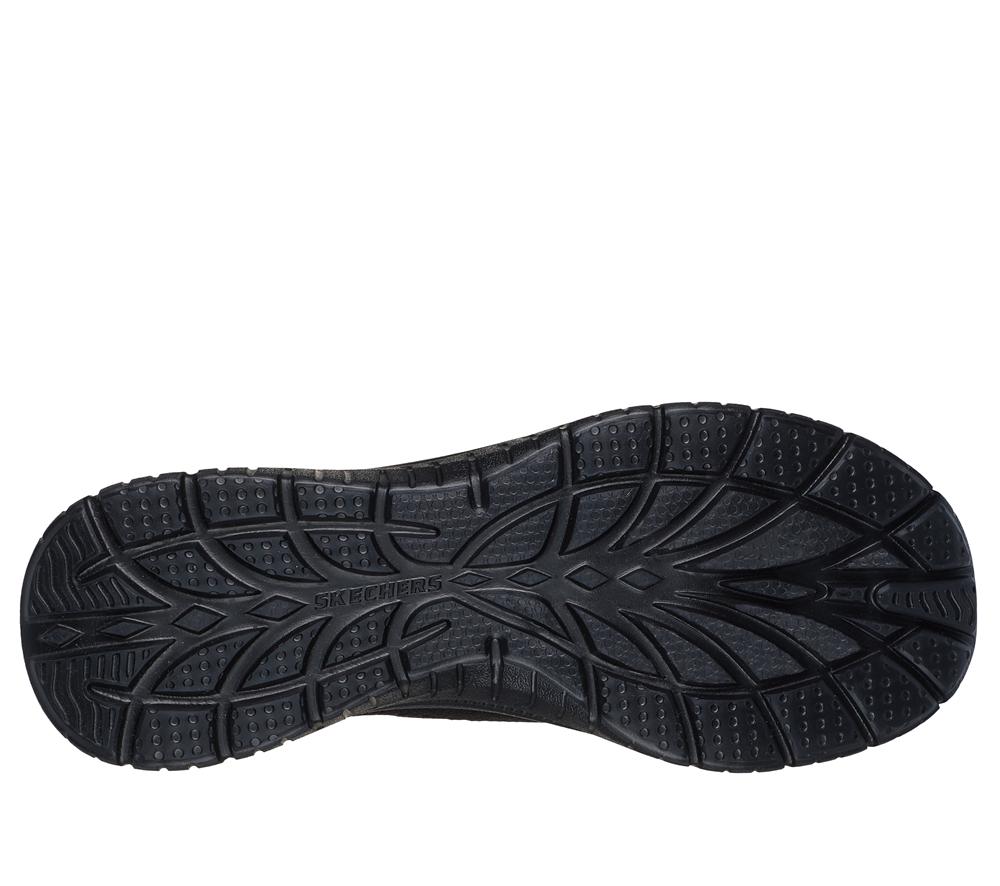 Women Skechers Slip-ins: Virtue - Sleek Hands Free Slip Ins Black  USA |  6852-CHPFJ