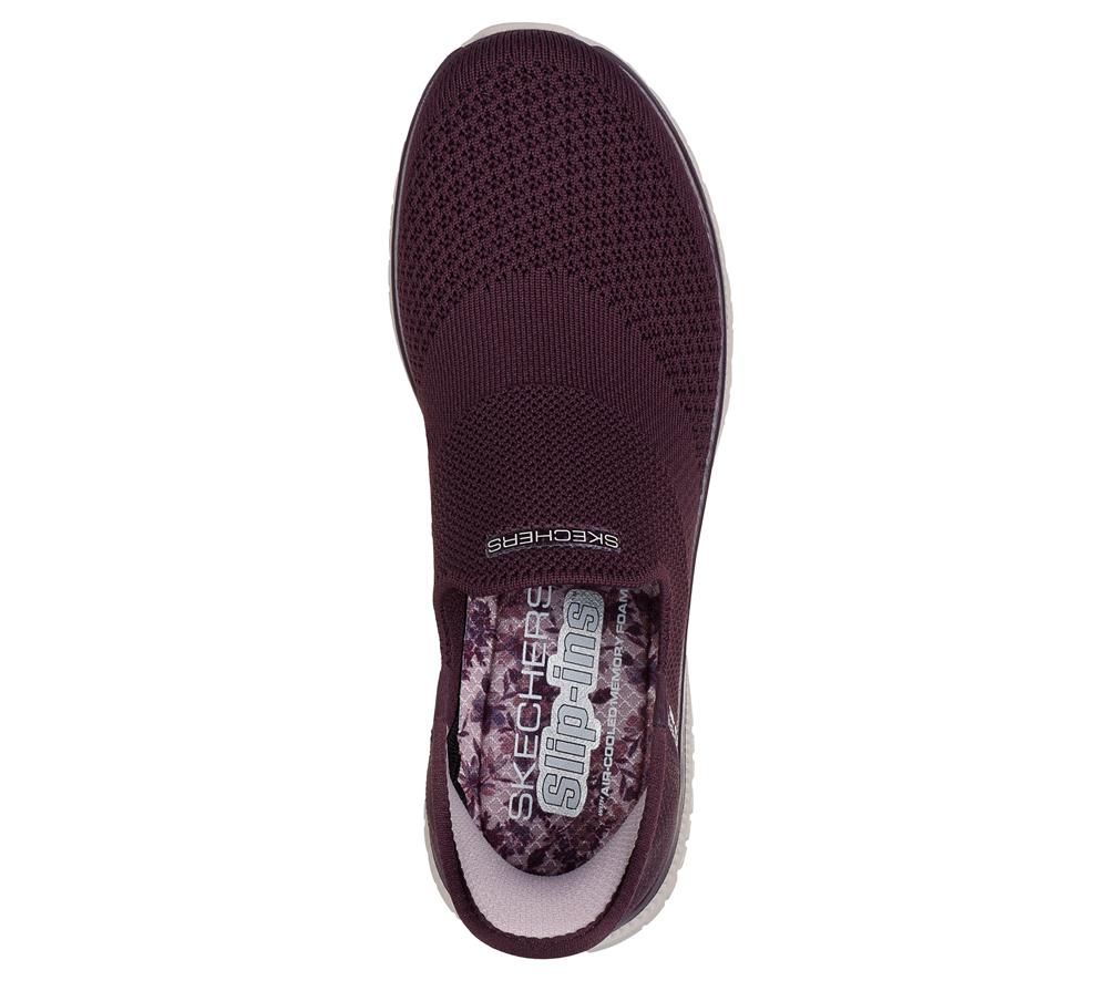 Women Skechers Slip-ins: Virtue - Sleek Slip On Shoes Wine Purple  USA |  7913-ELBJI
