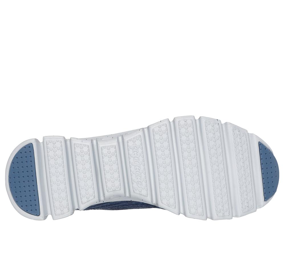 Women Skechers Slip-ins Waterproof: Glide-Step Hands Free Slip Ins Slate Light Navy Blue  USA |  5463-CDLAZ