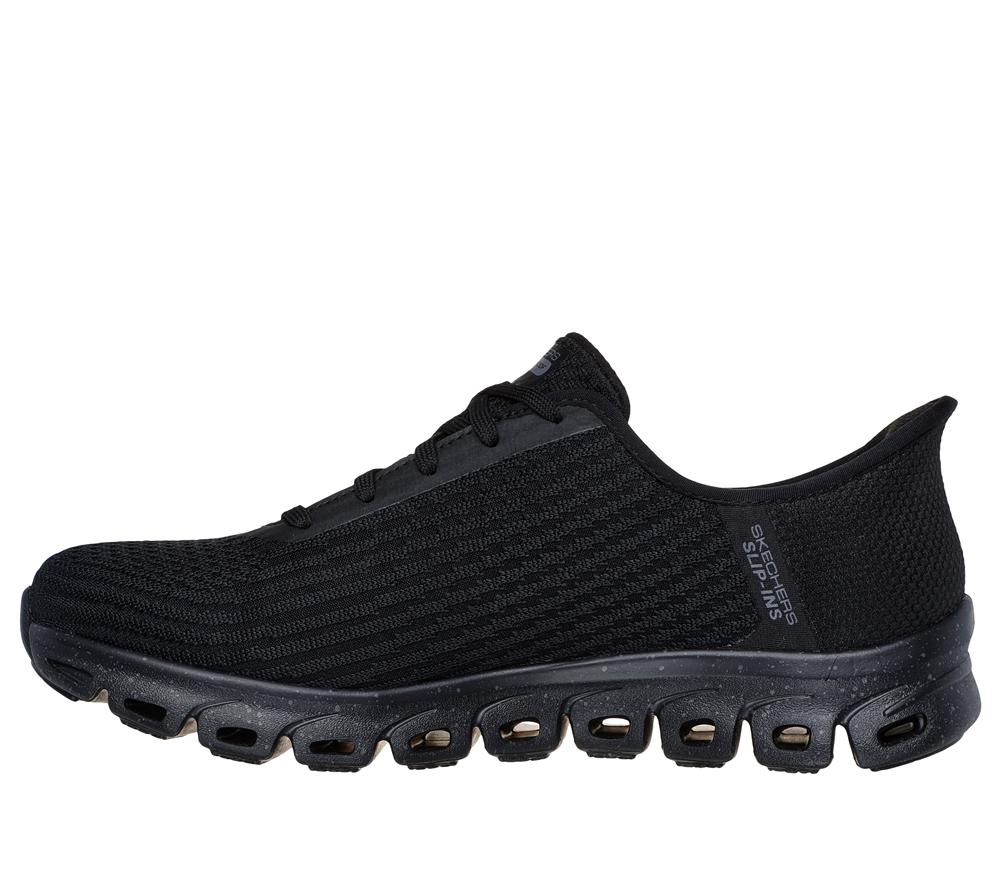 Women Skechers Slip-ins Waterproof: Glide-Step Hands Free Slip Ins Black  USA |  5937-OZIRH