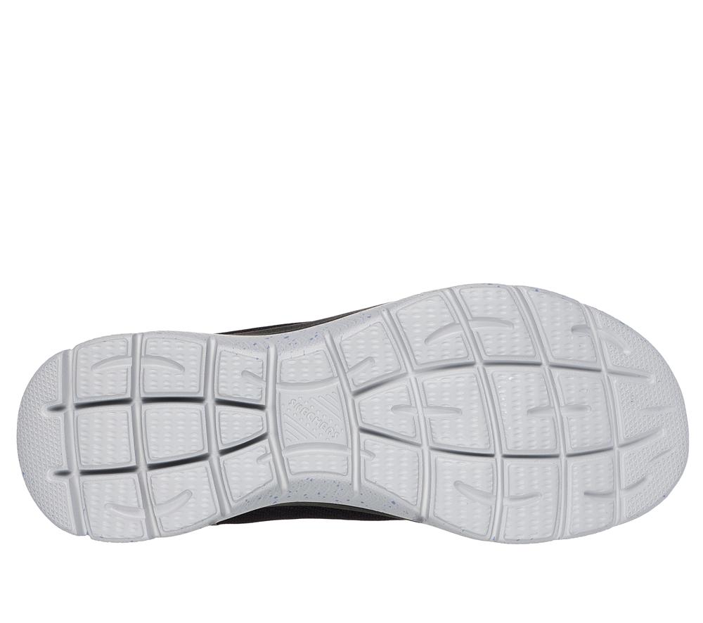 Women Skechers Slip-ins Waterproof: Summits - Best Choice Slip On Shoes Black / Light Blue  USA |  1693-PADMW