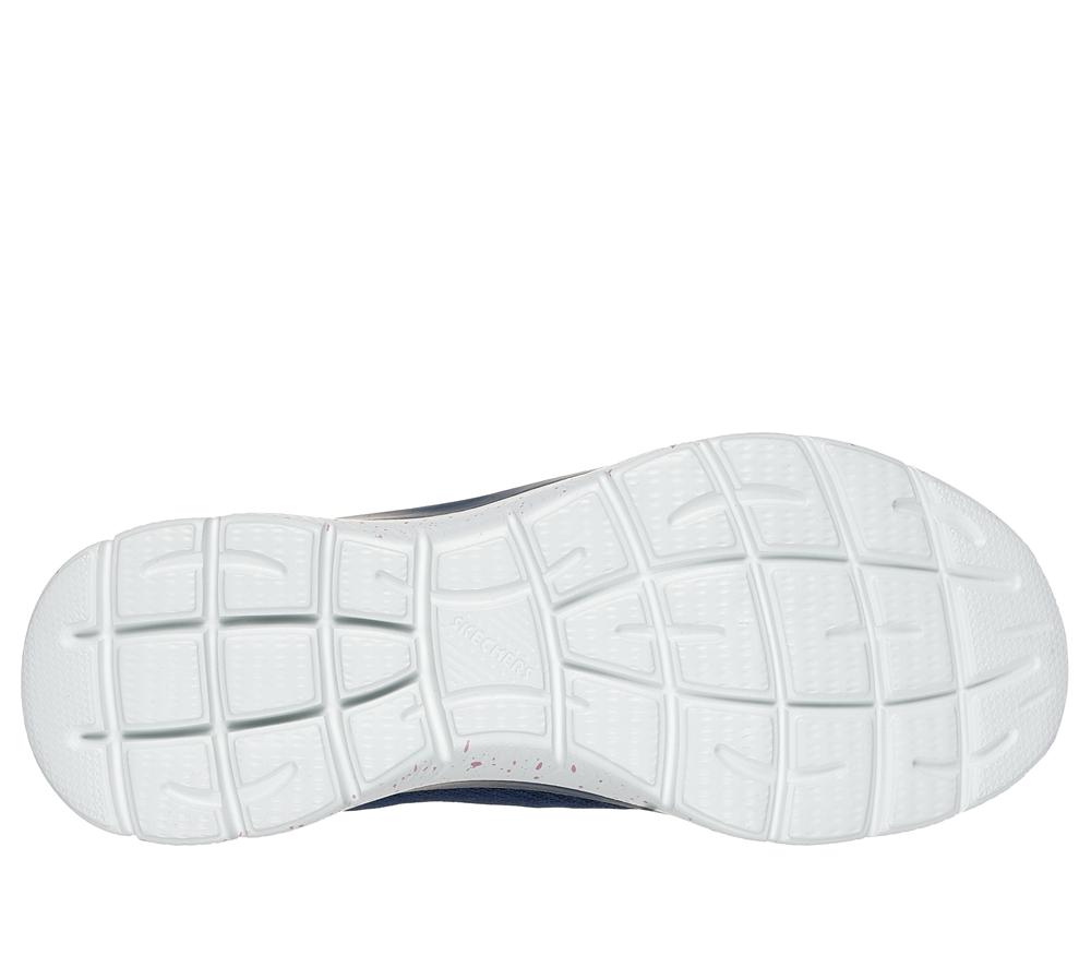 Women Skechers Slip-ins Waterproof: Summits - Best Choice Hands Free Slip Ins Navy / Coral  USA |  9042-IYQGM