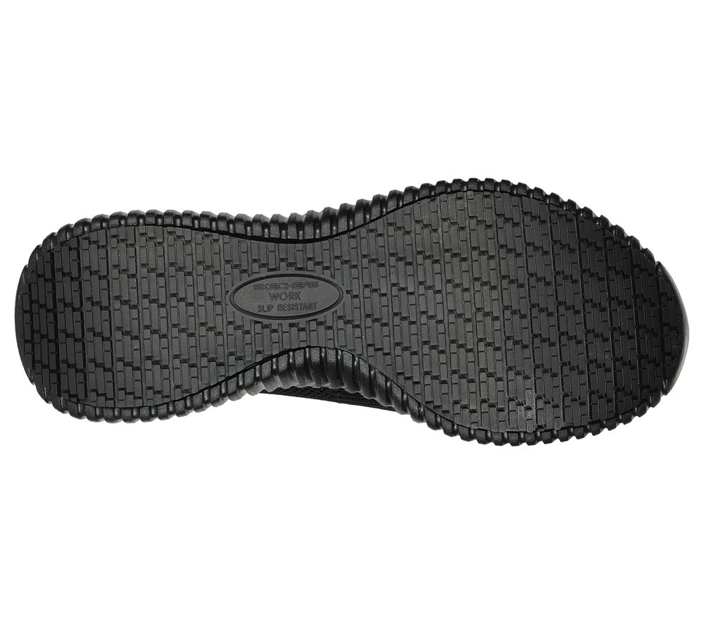 Women Skechers Slip-ins Work: Cessnock - Gwynedd Work Shoes Black  USA |  7139-ILJRX