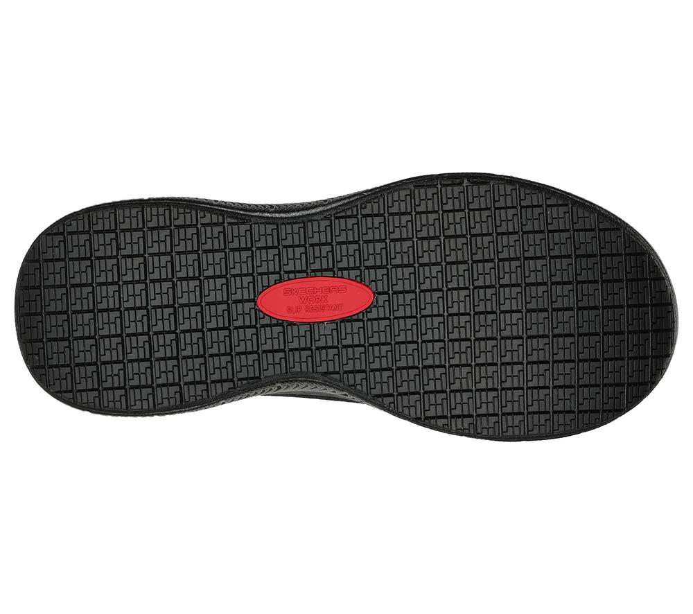 Women Skechers Slip-ins Work: Summits SR - Enslee Hands Free Slip Ins Black  USA |  0257-LVPTH