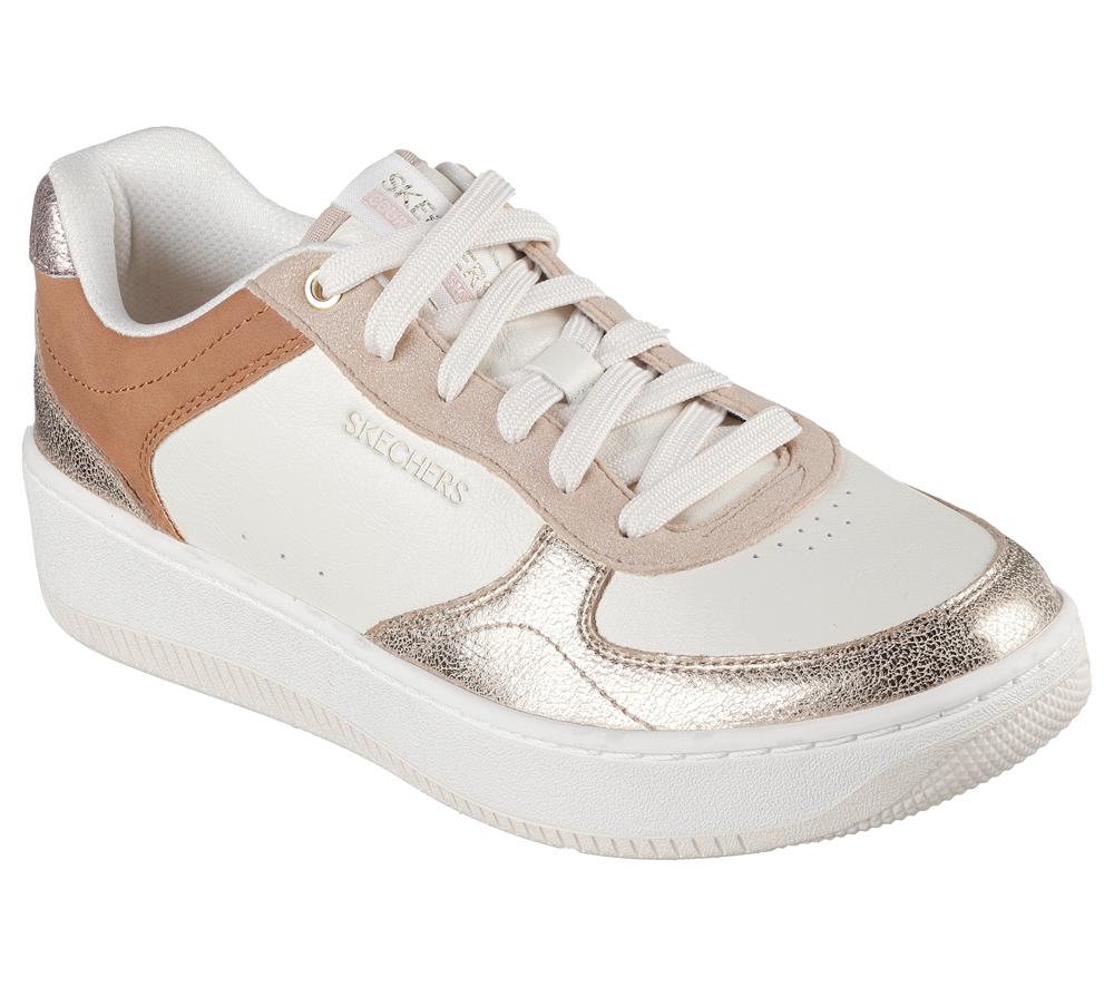 Women Skechers Sport Court 2.0 - Pretty Factor Sneakers Natural / Multicolor  USA |  5973-LIASX