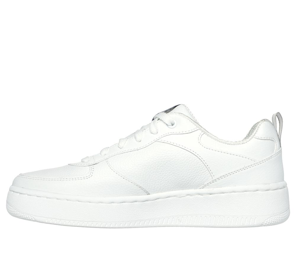 Women Skechers Sport Court 92 - Illustrious Lace Up Shoes White  USA |  3697-SRUZA
