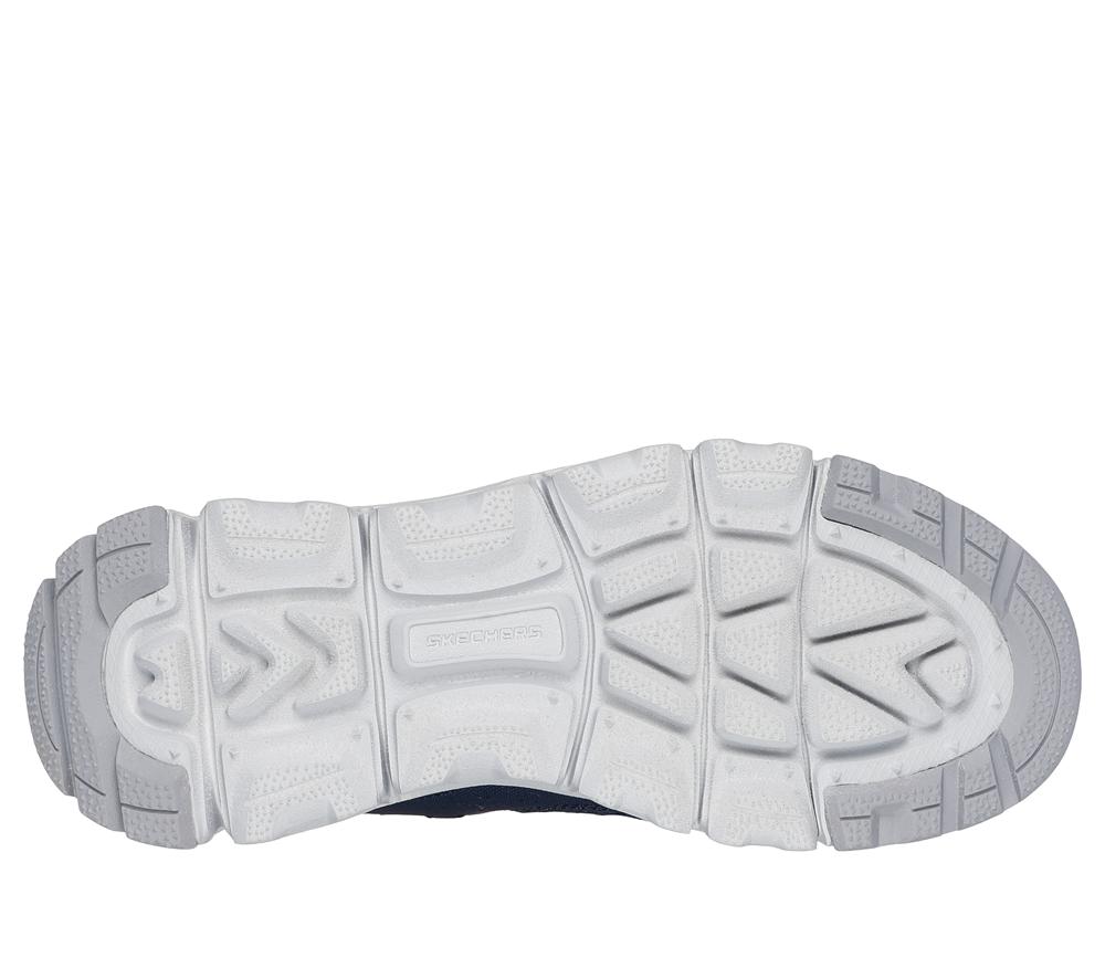 Women Skechers Summits AT - Artists Bluff Lace Up Shoes Navy / Purple  USA |  3071-GFPED