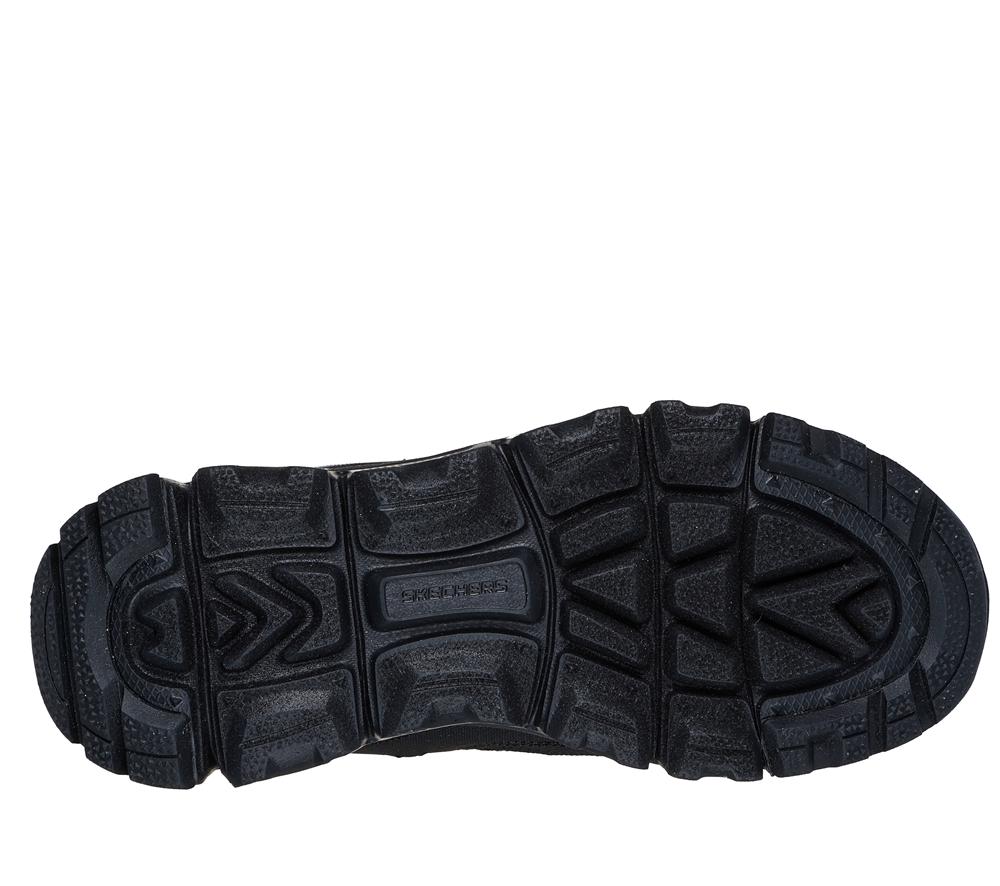 Women Skechers Summits AT - Artists Bluff Lace Up Shoes Black  USA |  1723-EQHIY